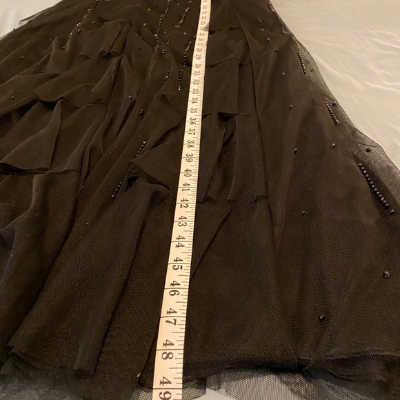 Jessica Mclintock Black Dress with Beading - Picture 5 of 6